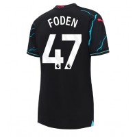 Manchester City Phil Foden #47 3rd trikot Frauen 2023-24 Kurzarm